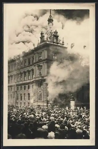 AK Wien, Brand des Justizpalastes am 15. VII. 1927