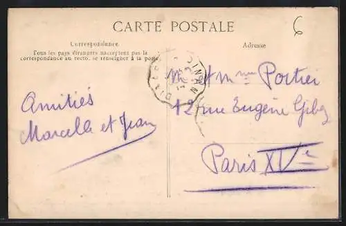 AK Dinard, Arrivée des voiliers à la cale de la Côte d`Émeraude