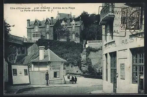 AK Dinard, Entrée de la Plage et Porte d`Émeraude