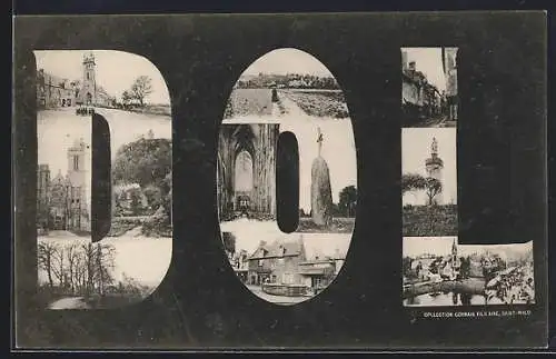 AK Dol, Collage de vues architecturales et paysages historiques