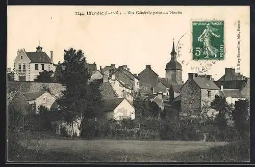 AK Iffendic, Vue générale prise du Moulin