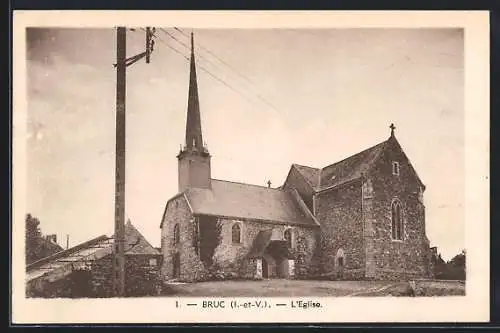 AK Bruc, L`église