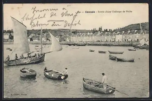 AK Cancale, Entrée d`une chaloupe de pêche