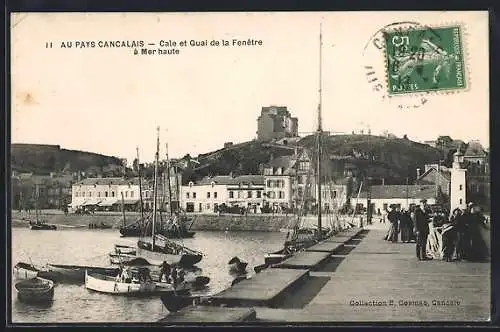 AK Cancale, Cale et Quai de la Fenêtre à marée haute