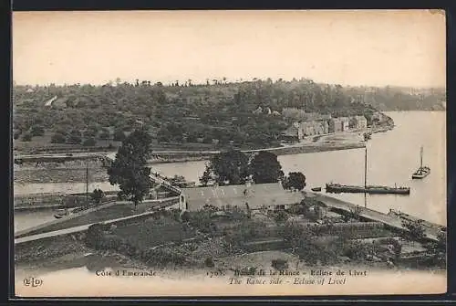 AK Livet, Église de Livet et écluse sur la côte d`Émeraude