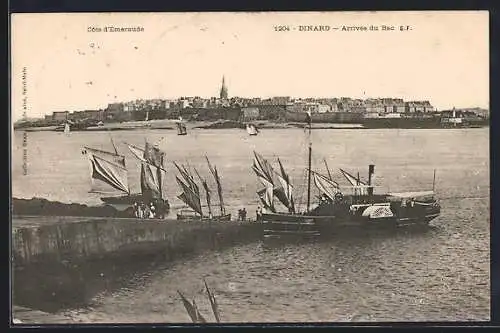 AK Dinard, Arrivée du Bac à la Côte d`Émeraude