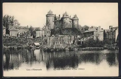 AK Combourg, Le Château et reflet sur l`eau