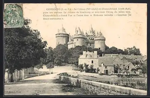 AK Combourg, Le Château (XIIe siècle) où Chateaubriand passa son enfance