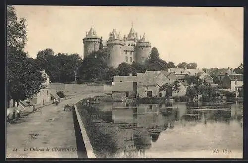 AK Combourg, Le Château et son reflet dans l`eau du village