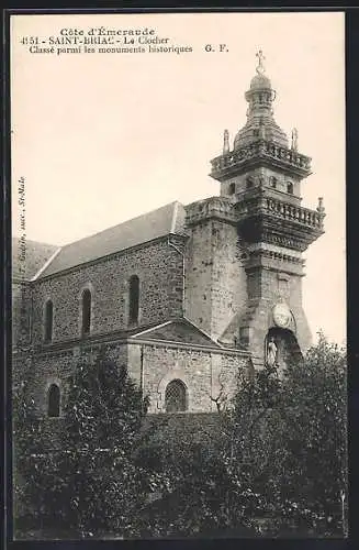 AK Saint-Briac, Le Clocher classé parmi les monuments historiques