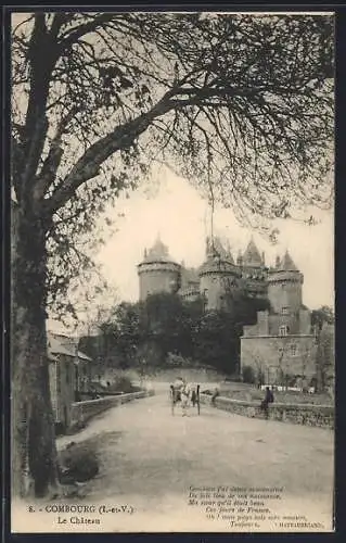 AK Combourg, Le Château majestueux et promenade arborée