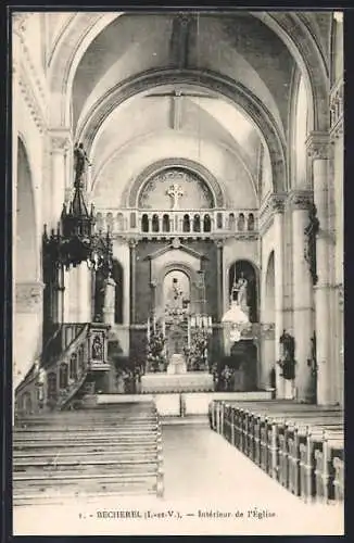 AK Bécherel, Intérieur de l`église