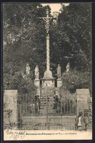 AK Bazouges-la-Pérouse, Le Calvaire