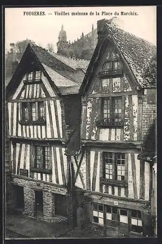 AK Fougères, Vieilles maisons de la Place du Marchix