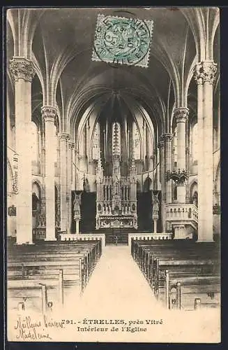 AK Étrelles, Intérieur de l`Église