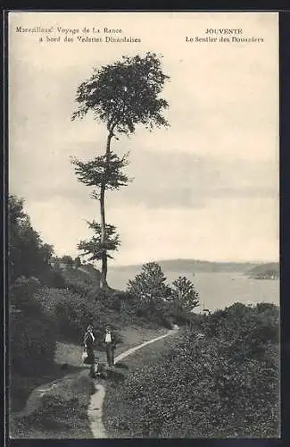 AK Jouvente, Le Sentier des Douaniers et vue sur La Rance