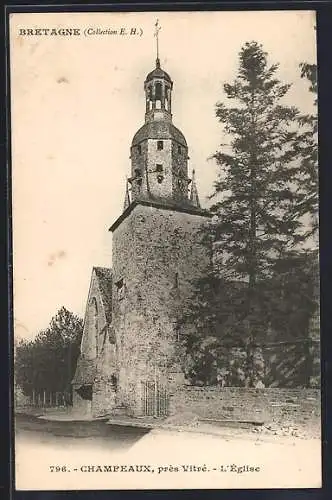 AK Champeaux, près Vitré, L`église