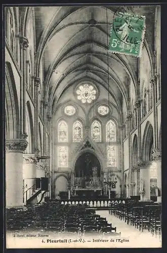 AK Pleurtuit, Intérieur de l`Église