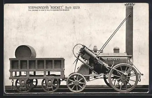 AK Stephenson`s Rocket, little train engine