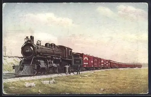 AK EPR Colonists Express No 1112, Canadian Pacific Railway, englische Eisenbahn