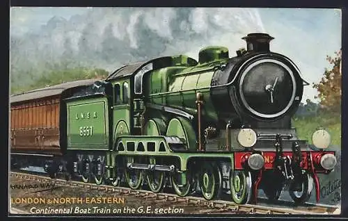 AK London & North Eastern Railways, Continental Boat Train on the GE Section