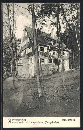 AK Oberhambach / Odenwald, Herderhaus der Odenwaldschule