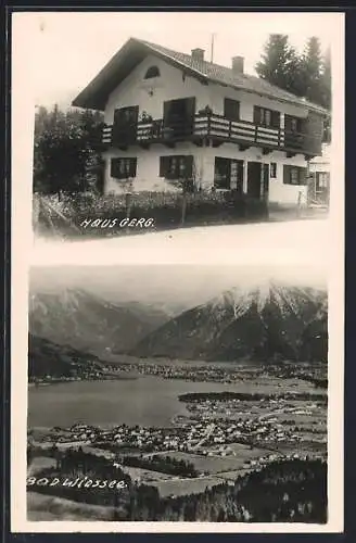 AK Bad Wiessee, Haus Gerg und Ortsansicht