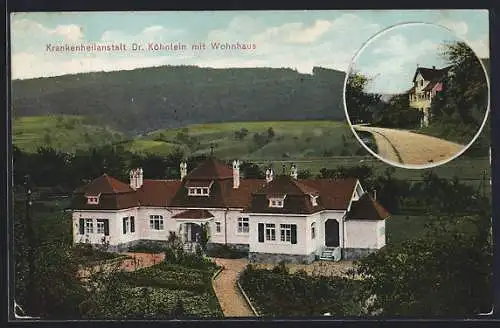 AK Sulzbach /Murr, Krankenheilanstalt Dr. Köhnlein mit Wohnhaus