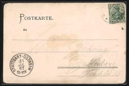 AK Hochdorf / Waiblingen, Rathaus, Gasthof z. Hirsch und Mühle