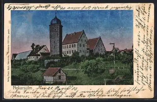 Luna-AK Neckarsulm, Teilansicht der Ortschaft