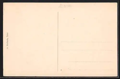 AK Trier, Internationaler Besuch der Fahrbeamten aus Frankreich, Belgien und Luxemburg 1908