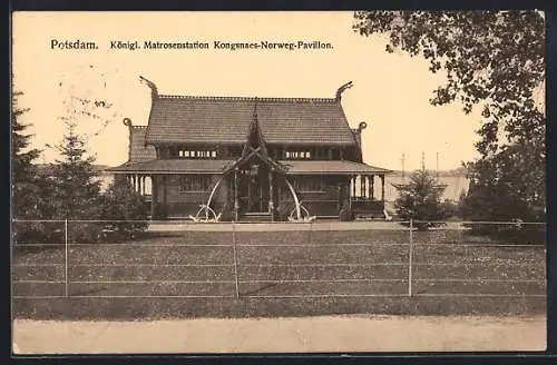 AK Potsdam, Königl. Matrosenstation Kongsnaes-Norweg-Pavillon