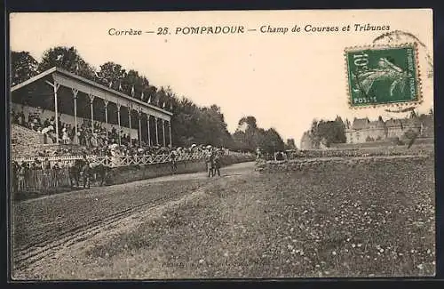 AK Pompadour, Champ de Courses et Tribunes