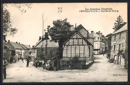 AK Peyrelevade, Entrée du Bourg