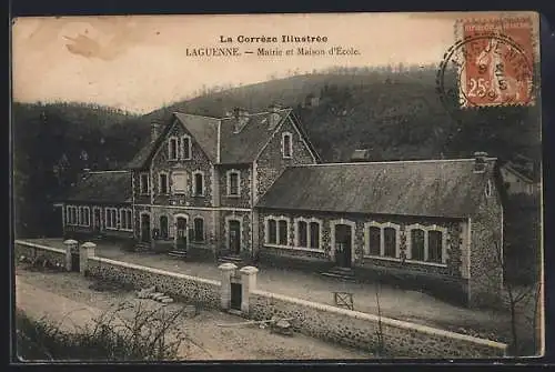 AK Laguenne, Mairie et Maison d`École