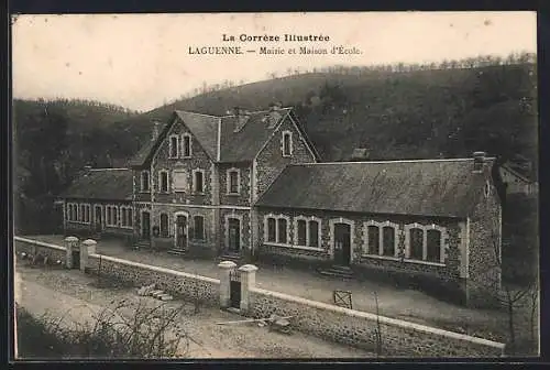 AK Laguenne, Mairie et Maison d`École