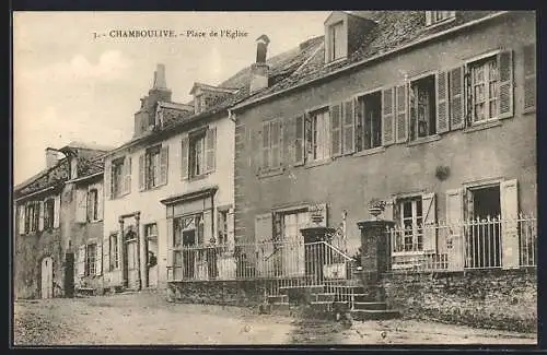 AK Chamboulive, Place de l`Église