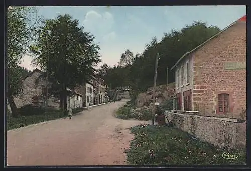 AK La Celle, L`Hôtel Moderne et le Garage