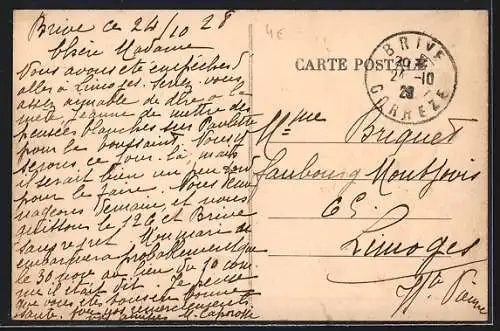 AK Brive, Avenue de la Gare et bâtiments historiques