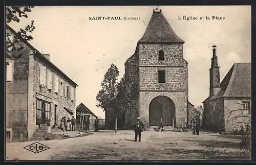 AK Saint-Paul, L`Église et la Place