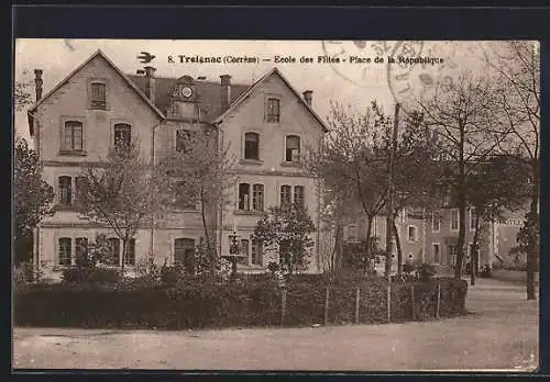 AK Treignac, École des Filles, Place de la République