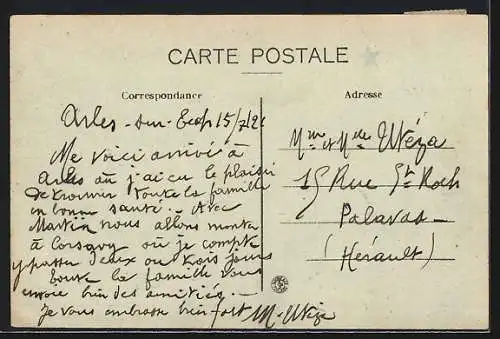 AK Arles-sur-Tech, Vue générale et le Canigou