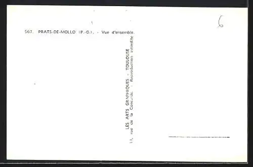AK Prats-de-Mollo, Vue d`ensemble