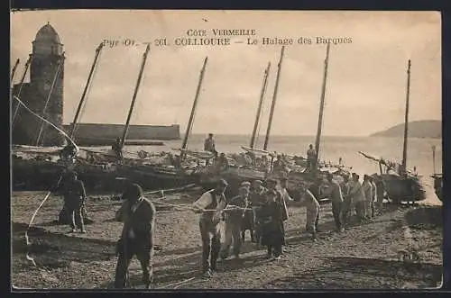 AK Collioure, Le Halage des Barques