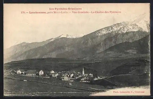 AK Lacabanasse, Vue générale de la chaîne des Pyrénées près de Mont-Louis