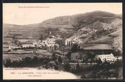 AK Llo, Vue générale près de Saillagouse dans les Pyrénées-Orientales