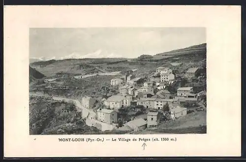 AK Mont-Louis, Le Village de Fetges (alt. 1500 m)