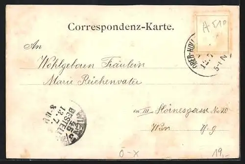 AK Hollabrunn, Sonnberg, Schloss, Hauptstrasse und Kirche