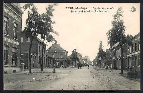 AK Montaigu, Rue de la Station