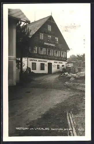 AK Oberndorf am Jauerling, Gasthof Bergfried